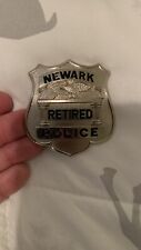 Retired Police badge Neeark NJ picture