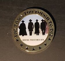 Official Tombstone Marshal challenge coin police Wyatt Earp  picture