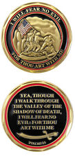 Psalms 23 USMC Marines Fear No Evil Challenge Coin 2558 picture