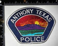 Anthony TX Texas Police Department Patch picture