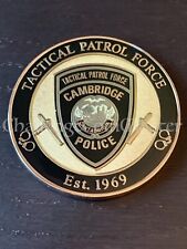 D91 Cambridge Massachusetts Police Tactical Patrol Force Challenge Coin picture