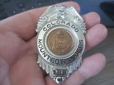 VINTAGE OBSOLETE COLORADO MOUNTED RANGERS BADGE #189 picture