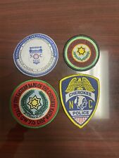 law enforcement patches lot Cherokee Indian Police Lot picture