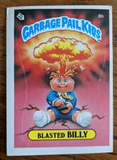  1985 Topps Garbage Pail Kids GPK BLASTED BILLY 8b Matte Back Checklist Series 1 picture