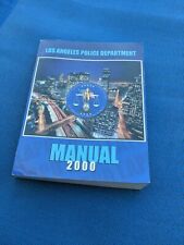 2000 Los Angeles Police Department Manual picture