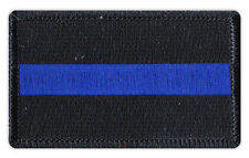 Motorcycle Jacket Patch - Thin Blue Line - Support Our Police Officers picture