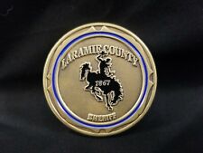 LARAMIE COUNTY WYOMING LAW ENFORCEMENT POLICE DEPUTY SHERIFF CHALLENGE COIN NEW picture