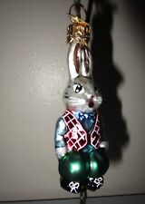 Radko Billy Bunny Rabbit Easter Christmas Gem Ornament MINT picture
