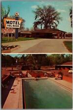 1960s Baton Rouge, Louisiana Postcard VEL ROSE MOTEL Airline Highway Roadside picture