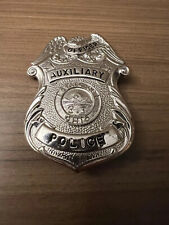 Vintage Ohio Auxiliary Police Badge Obsolete 1960s Smaller Size picture