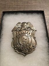 Vintage Obsolete Chief Police Of Texas Badge picture