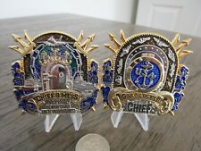 Navy Chief Chiefs Mess Goat Locker Knock Loudly CPO USN Challenge Coin  picture