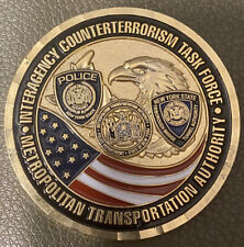 MTAPD NYS MTA Police Department Interagency Counterterrorism TBTA Challenge Coin picture
