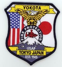 JAPAN YOKOTA FIRE PROTECTION USAF TOKYO NICE PATCH POLICE SHERIFF picture