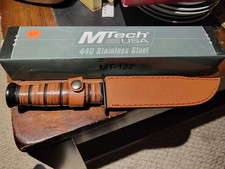 MTech USA MT-122MR USMC MARINES Stainless Steel Knife + Sheath picture