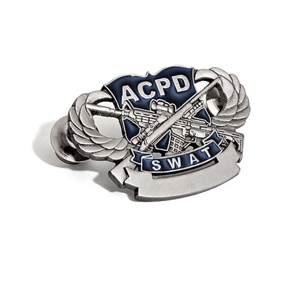 ACPD SWAT ATLANTIC CITY POLICE DEPARTMENT LAPEL BADGE PIN ACPD SWAT ATLANTIC CITY POLICE DEPARTMENT LAPEL BADGE PIN