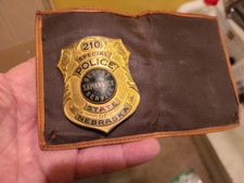 Samardick Special Police Badge 210 Secret Service State of Nebraska picture
