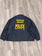 Vintage Police Jacket- Washington D.C Homicide Squad 3XL picture