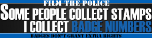 click banner for more information on filming the police